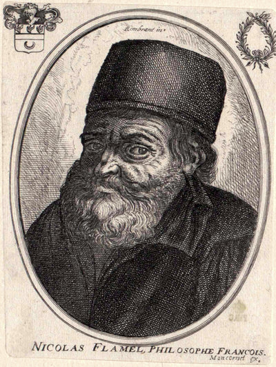 Retrato de Nicolas Flamel