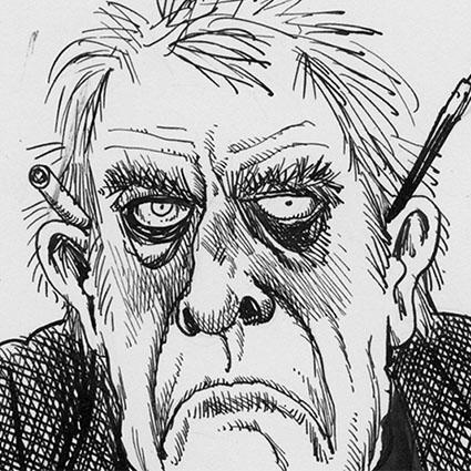 Retrato de Martin Rowson