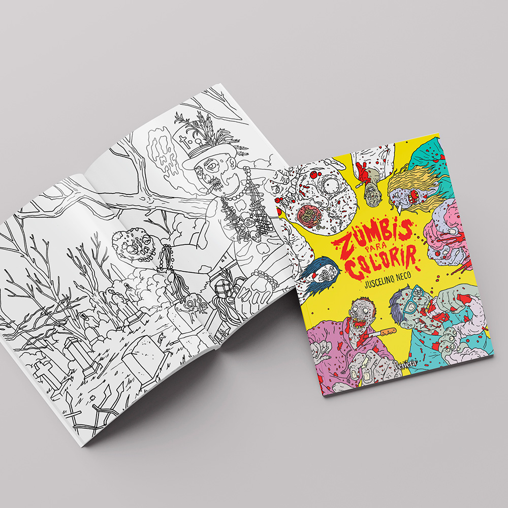 Zumbis para Colorir - 2º Edição Revisada e Ampliada
